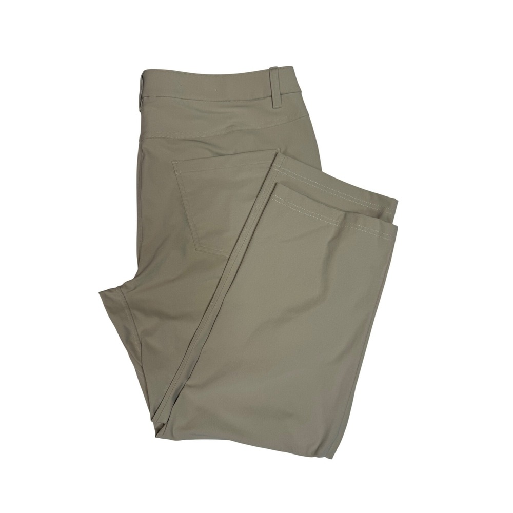 Lululemon ABC Golf‎ Pant 36X27 Tan Khaki Technical Trousers LM5A01S